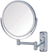 Ablaze Wall Mounted With 8X Magnification Shaving Mirror - mirrors-city-aus